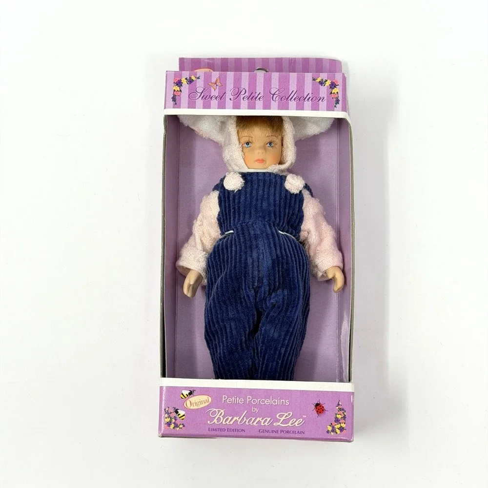 Barbara Lee Sweet Petite Collection Porcelain Dolls Lot 7 Boxed Vintage Ltd Ed